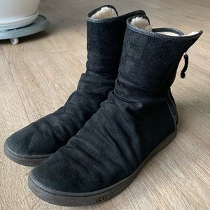 Ugg Australia Black Becky Boot 9.5 Waterproof